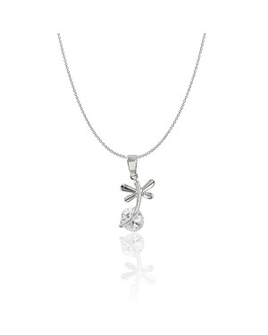 Dragonfly Solitaire Pendant